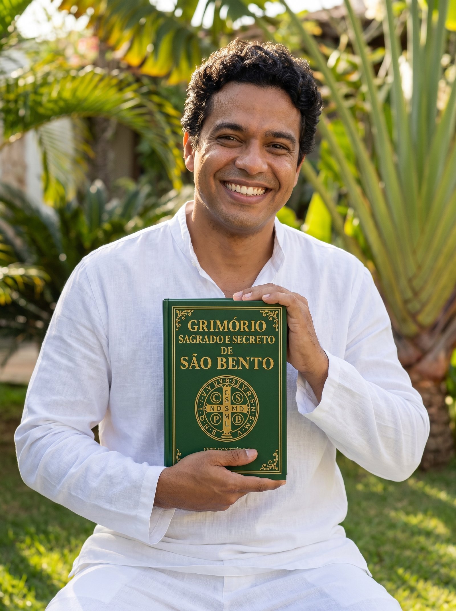 Homem buscando prosperidade e força